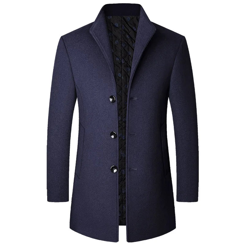 Charles | Men's Quilted Single-Breasted Coat