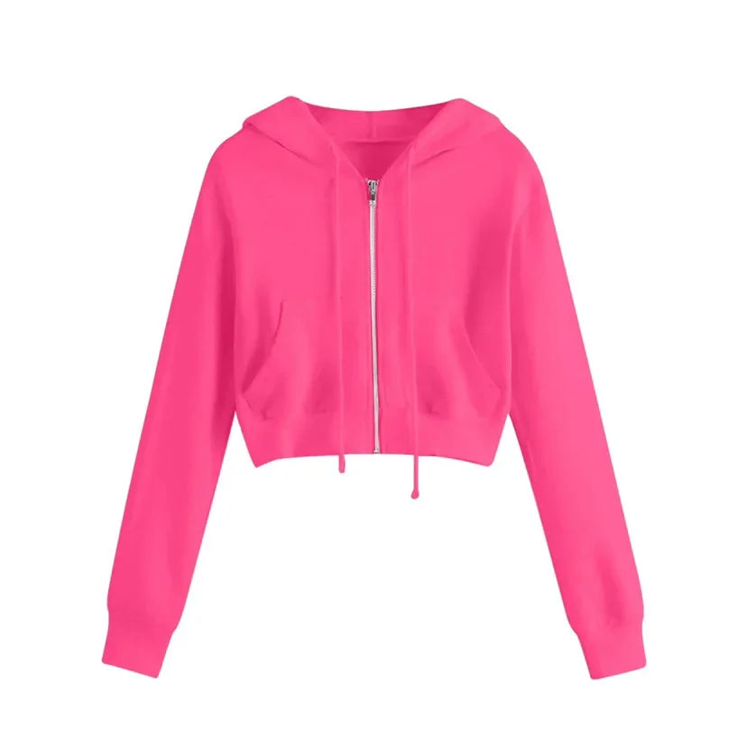 Ava | Women's Short Winter Hoodie Sweatshirt