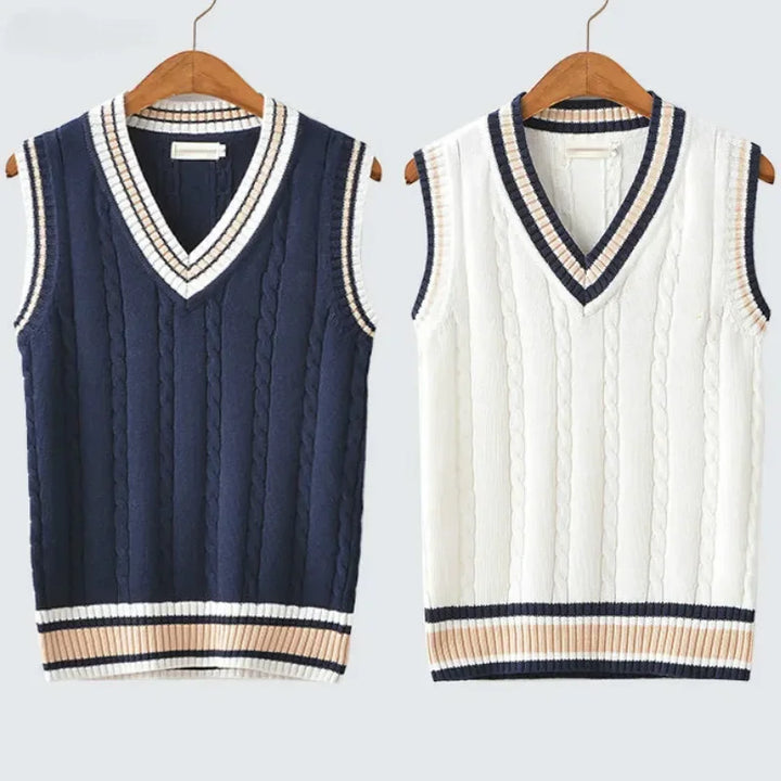 Albert | Men's V-Neck Sleeveless Sweater