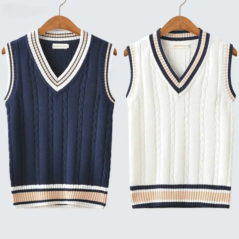 Albert | Men's V-Neck Sleeveless Sweater
