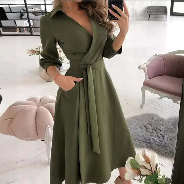 Milena | Elegant Wrap Dress for Chic Occasions
