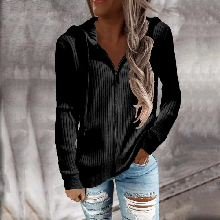 Nora | Women's Zippered Winter Hoodie Sweatshirt