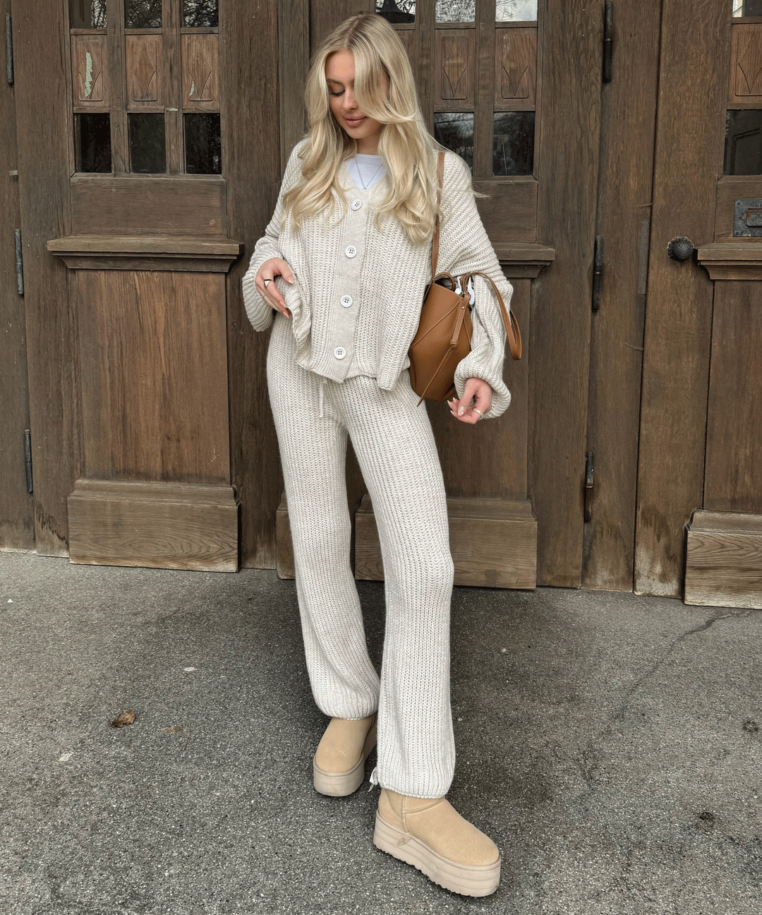 Gia | Elegant Beige Outfit Set
