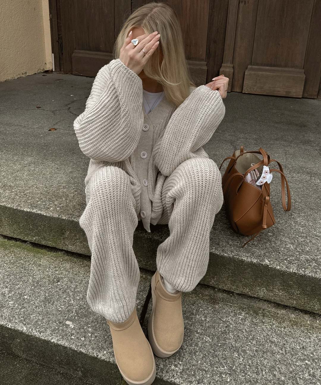 Gia | Elegant Beige Outfit Set