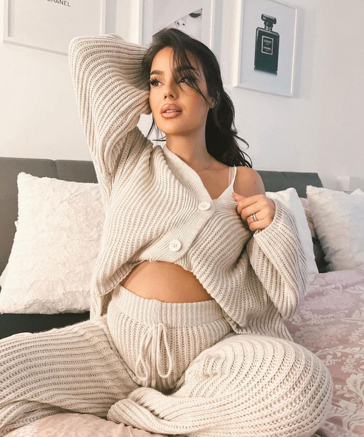 Gia | Elegant Beige Outfit Set