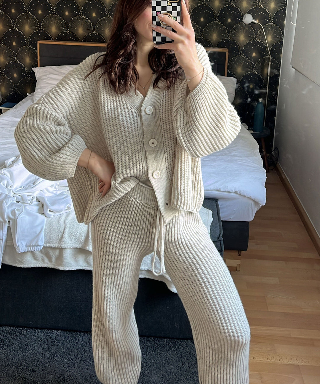 Gia | Elegant Beige Outfit Set
