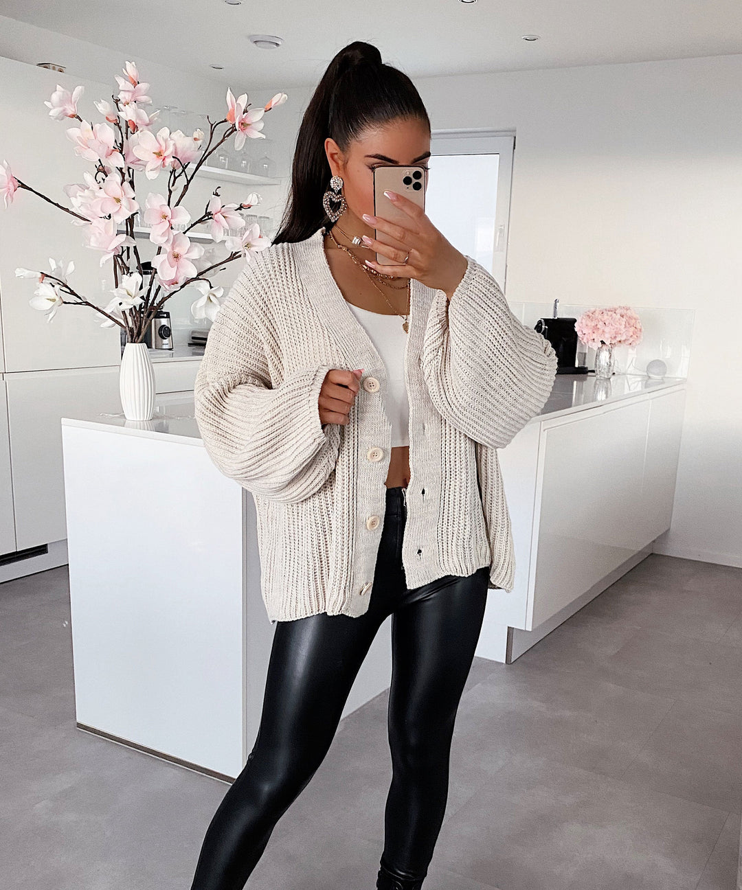 Gia | Elegant Beige Outfit Set