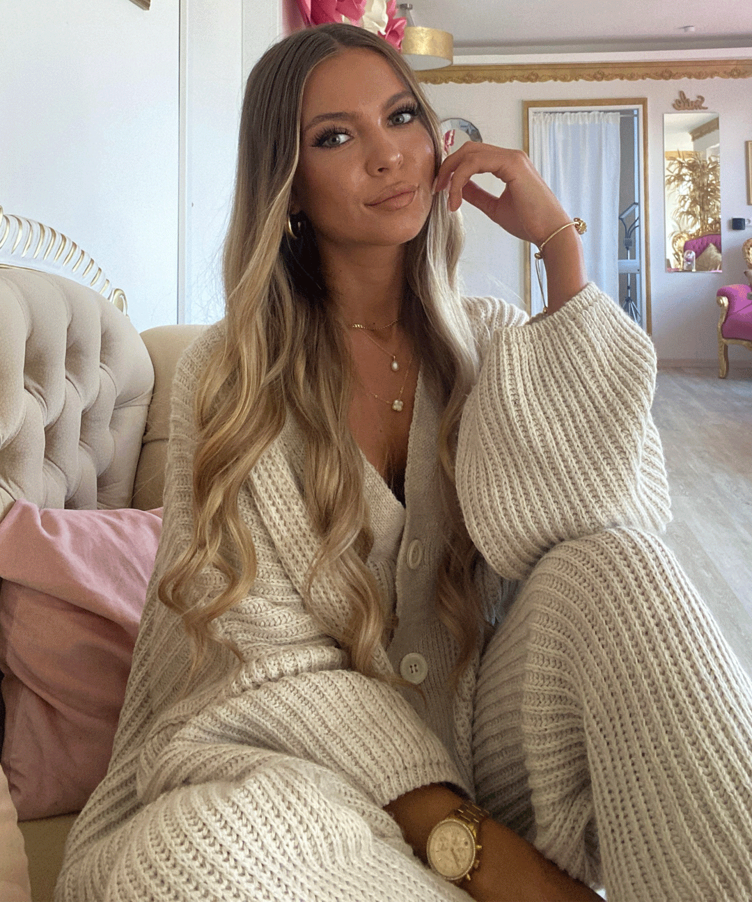 Gia | Elegant Beige Outfit Set