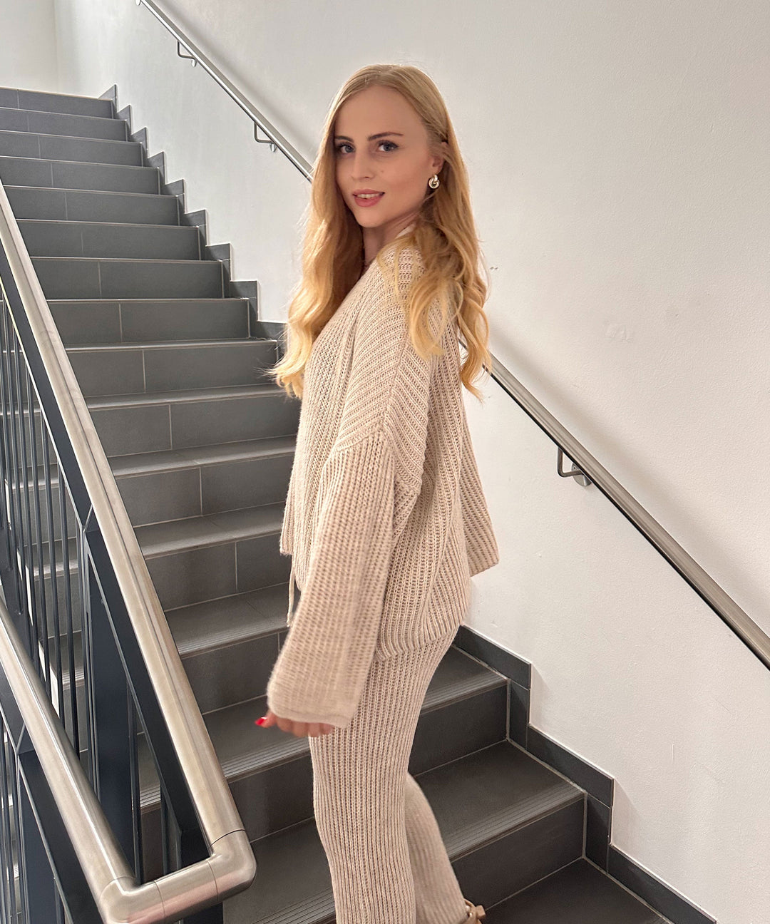 Gia | Elegant Beige Outfit Set