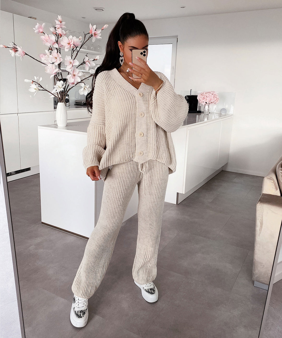 Gia | Elegant Beige Outfit Set