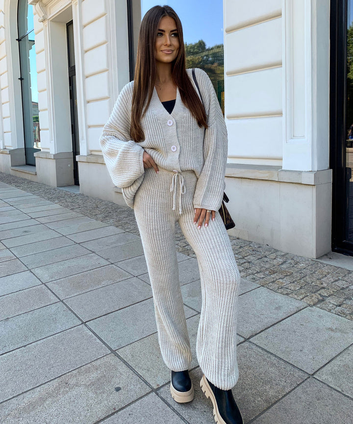 Gia | Elegant Beige Outfit Set