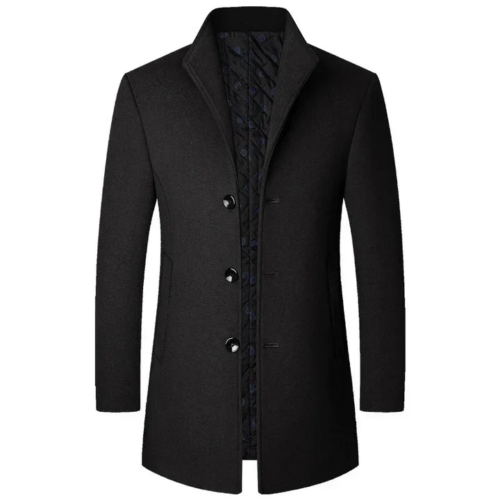 Charles | Men's Quilted Single-Breasted Coat