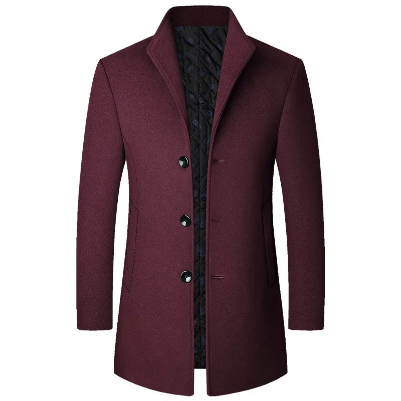 Charles | Men's Quilted Single-Breasted Coat