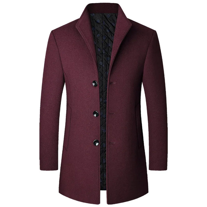 Charles | Men's Quilted Single-Breasted Coat
