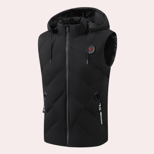 Ezra | Men's Gilet with Hood