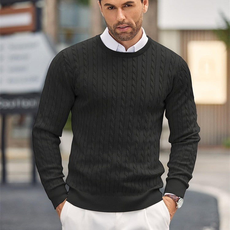 Arthur | Men's Slim Fit Fine Knit Crew Neck Sweater