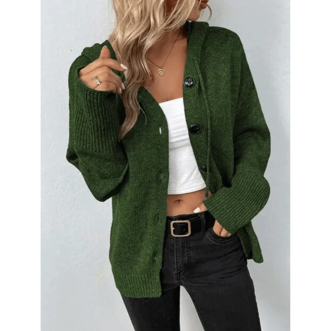 Nora | Women's Cozy Knit Cardigan with Buttons