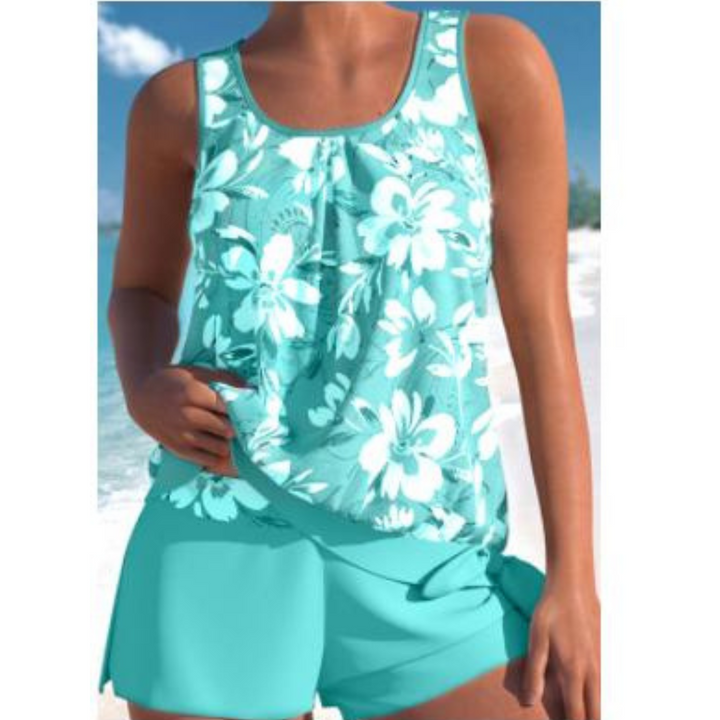 Floral Pattern Tankini for Women