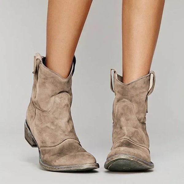 Ruby | Vintage Ankle Boots for Cowboys