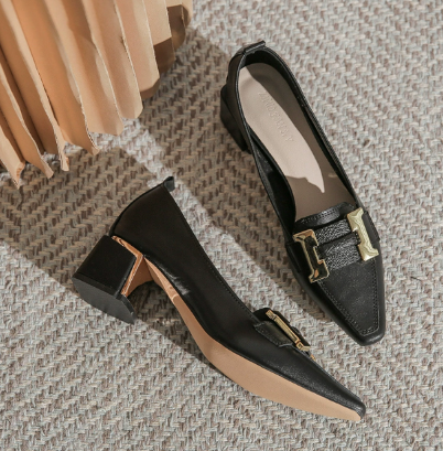 Destiny | Chic Block Heel Loafers for Women