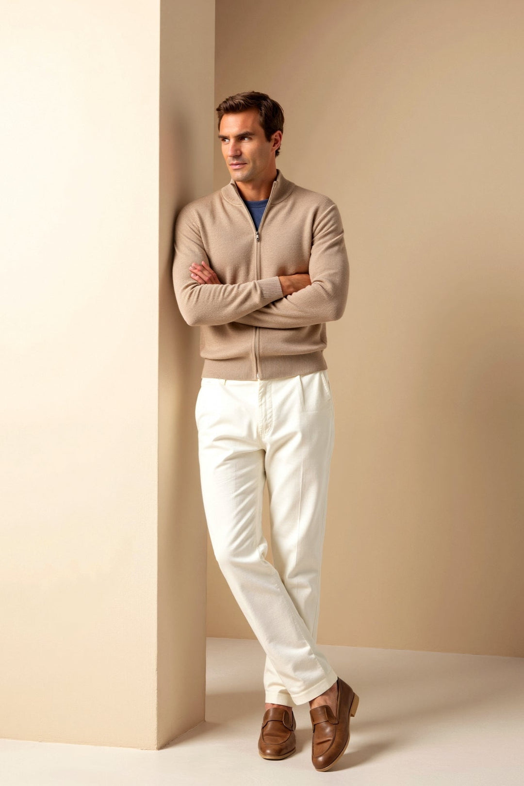 Frederick | Men's Slim-Fit Elegant Cardigan Sweater