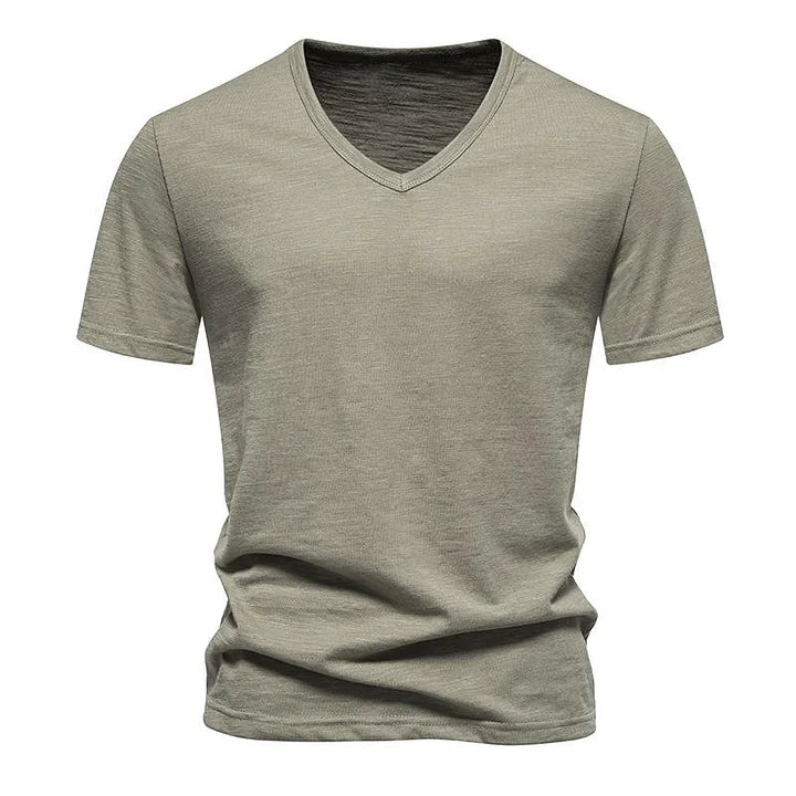 Jake - Casual Bamboo V-Neck T-Shirt for Men