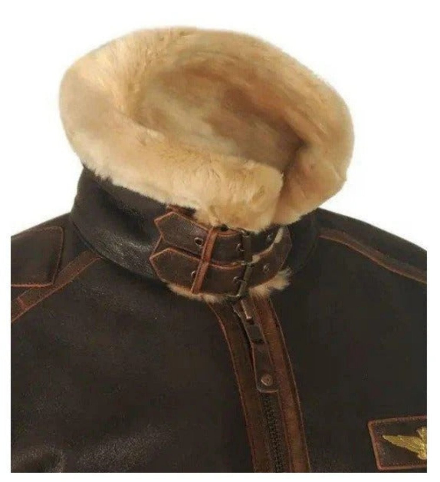Edward | Men's Brown Pilot Winter Jacket