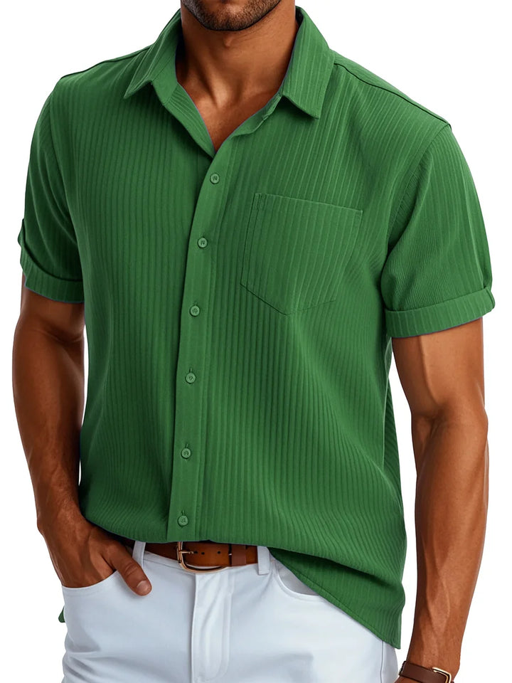 Breathable Shortsleeve Spring Summer Shirt for Men