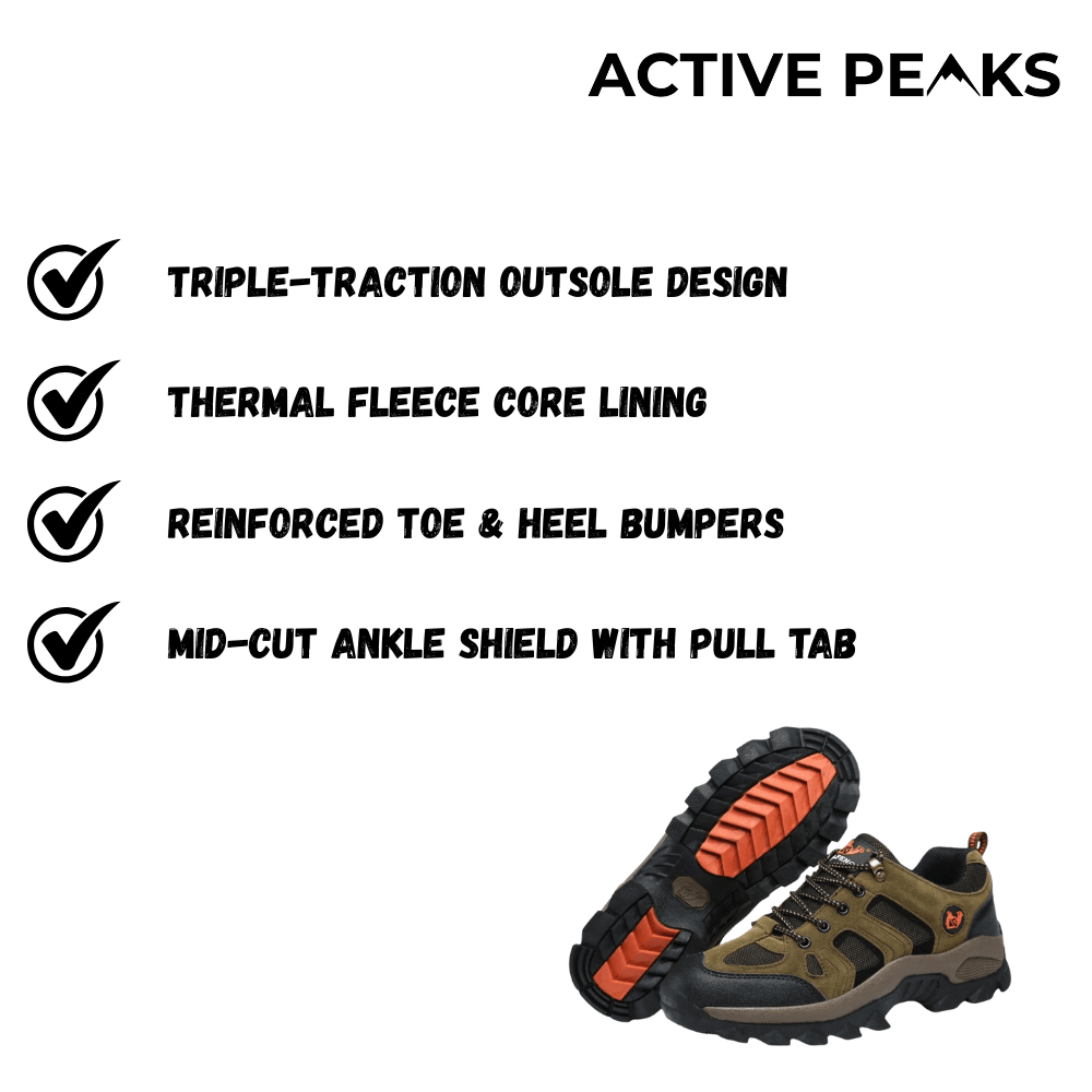 Waterproof Insulated Hiking Boots with Traction