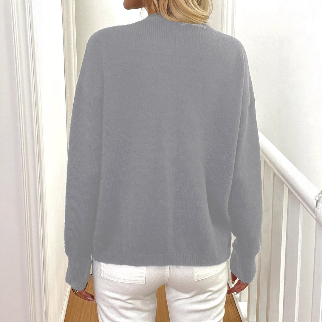 Iris | Elegant Knit Cardigan with Large Buttons