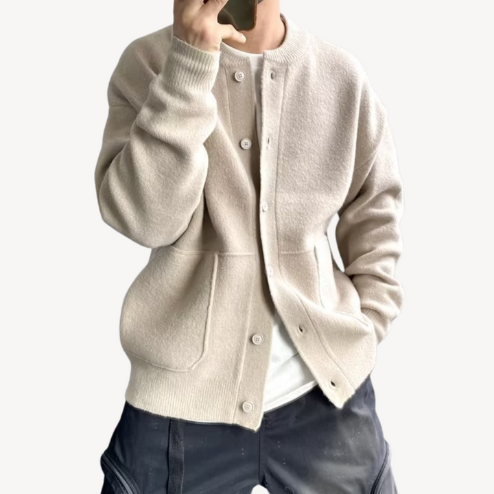 Anthony | Men's Button-Up Wool Cardigan