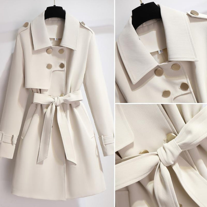 Sophie | Elegant Women's Trenchcoat in White
