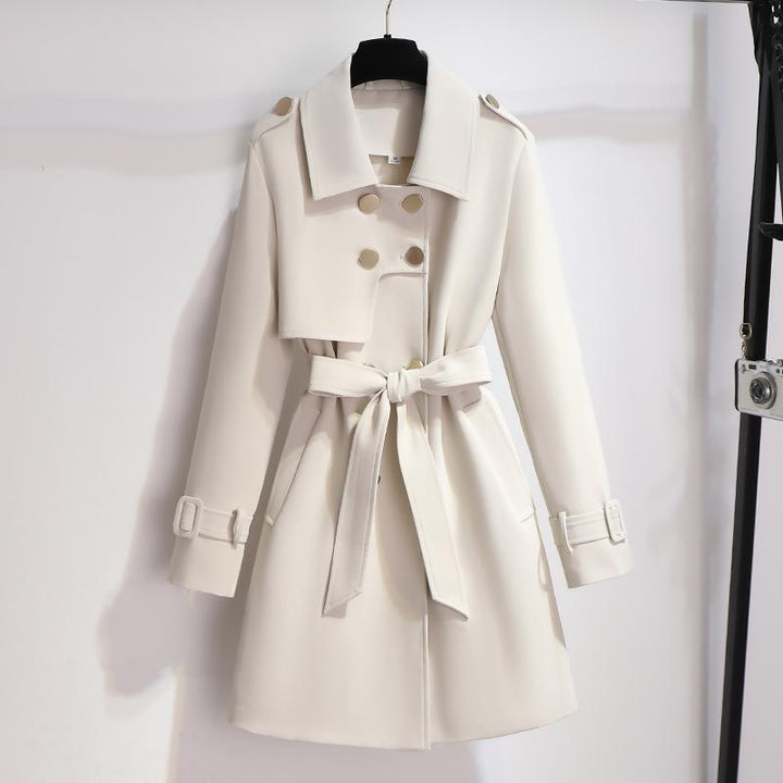 Sophie | Elegant Women's Trenchcoat in White