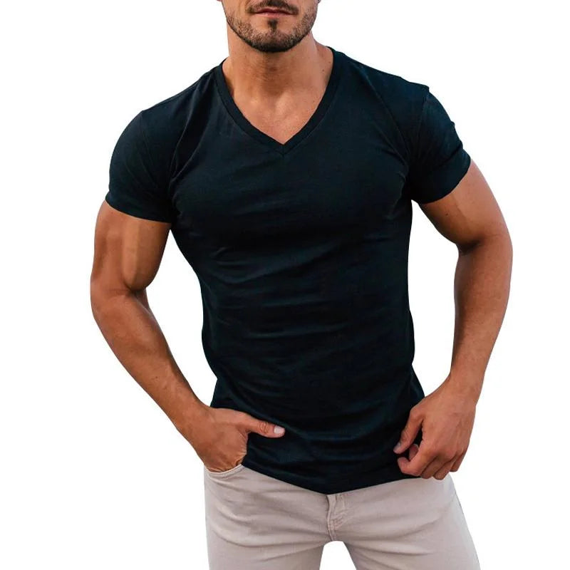 Liam - Slim-Fit V-Neck T-Shirt