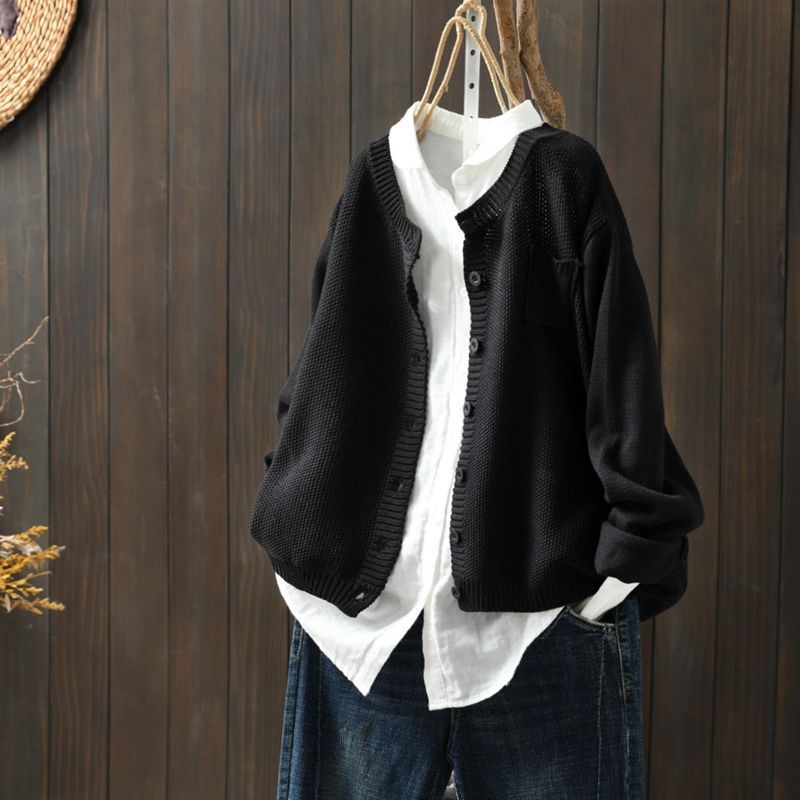 Mila | Women's Plus Size Knit Cardigan Comfort