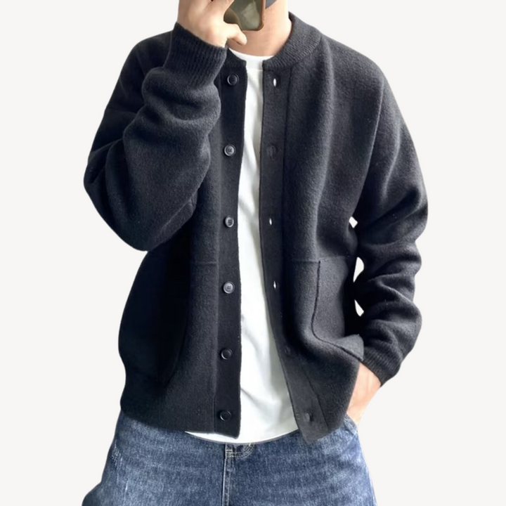 Anthony | Men's Button-Up Wool Cardigan