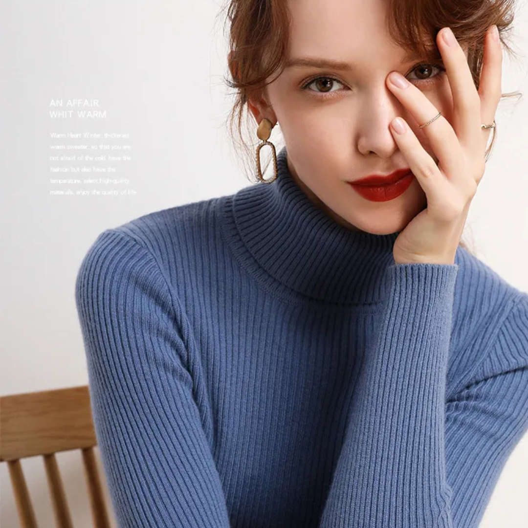 Faye | Winter-Ready Cashmere Turtleneck Sweater