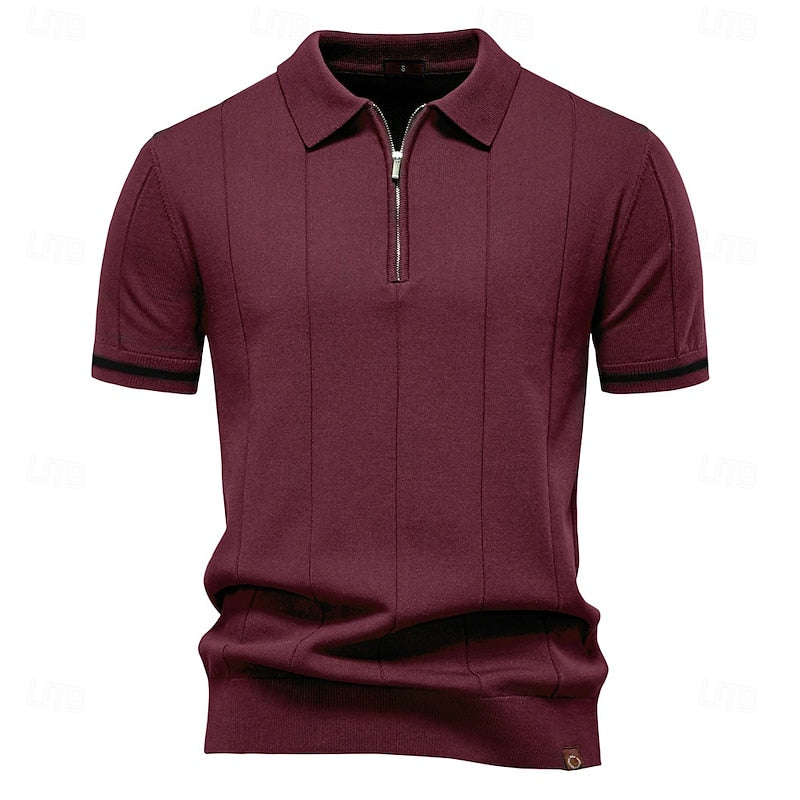 Dave | Premium Summer Polo with Zipper