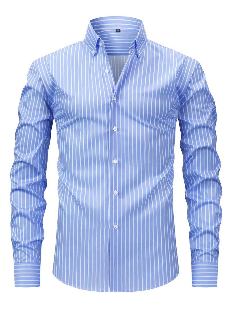Ethan – Striped Cotton Shirt