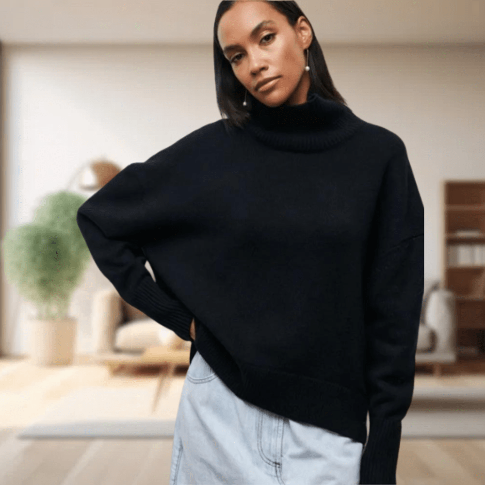 Mia | Winter-Ready Women's Turtleneck Sweater
