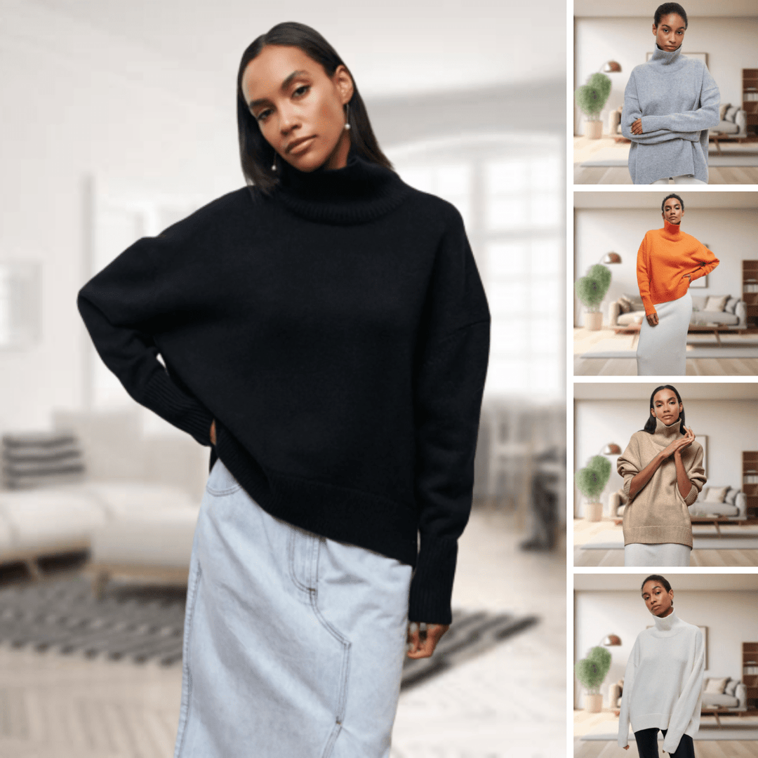 Mia | Winter-Ready Women's Turtleneck Sweater