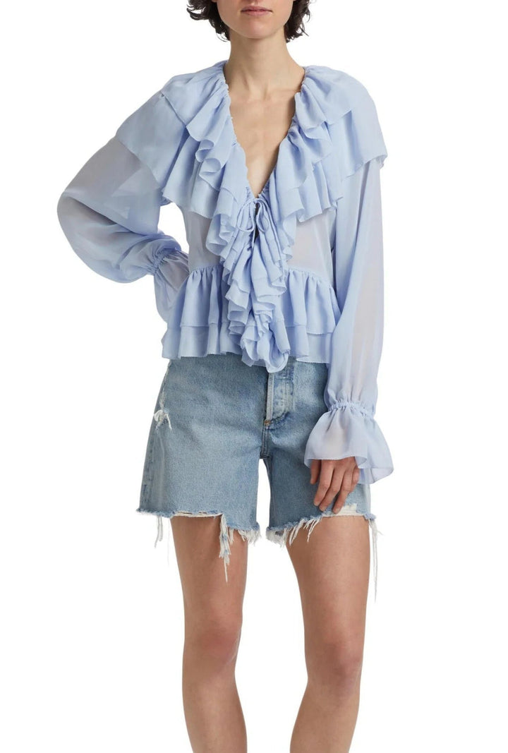 Willow | Chic Ruffle Top for Effortless Elegance