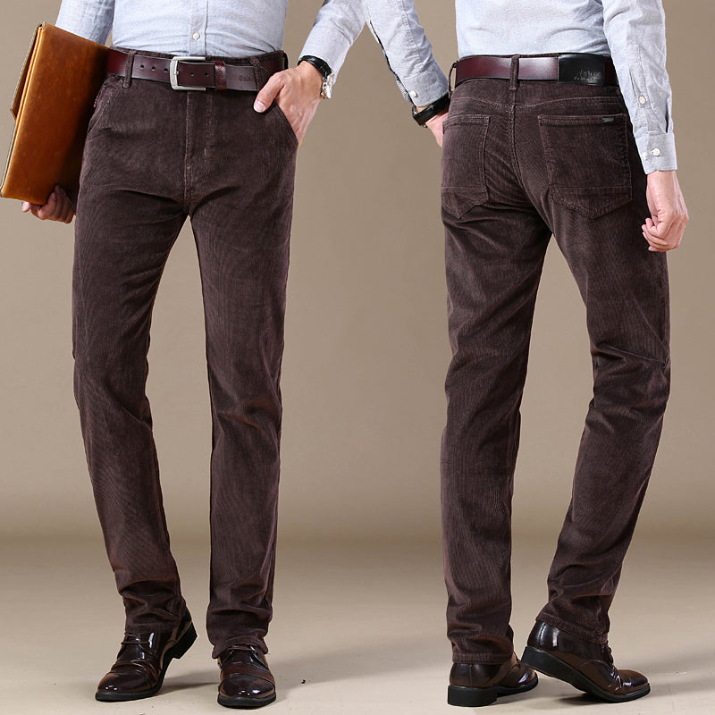 Charles | Men's Classic Straight Fit Corduroy Pants