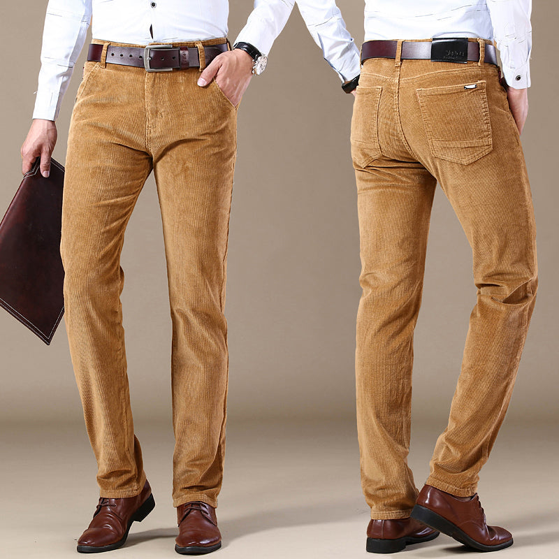 Charles | Men's Classic Straight Fit Corduroy Pants