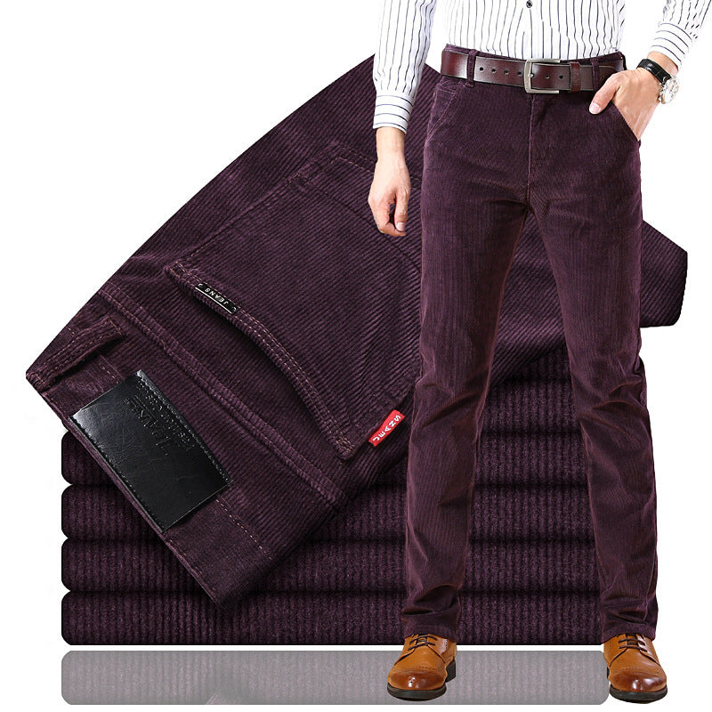 Charles | Men's Classic Straight Fit Corduroy Pants
