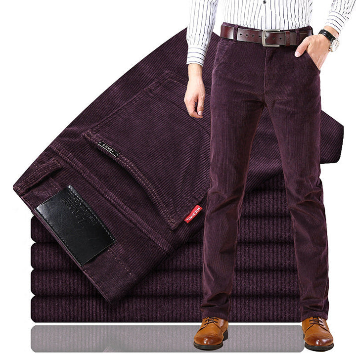 Charles | Men's Classic Straight Fit Corduroy Pants
