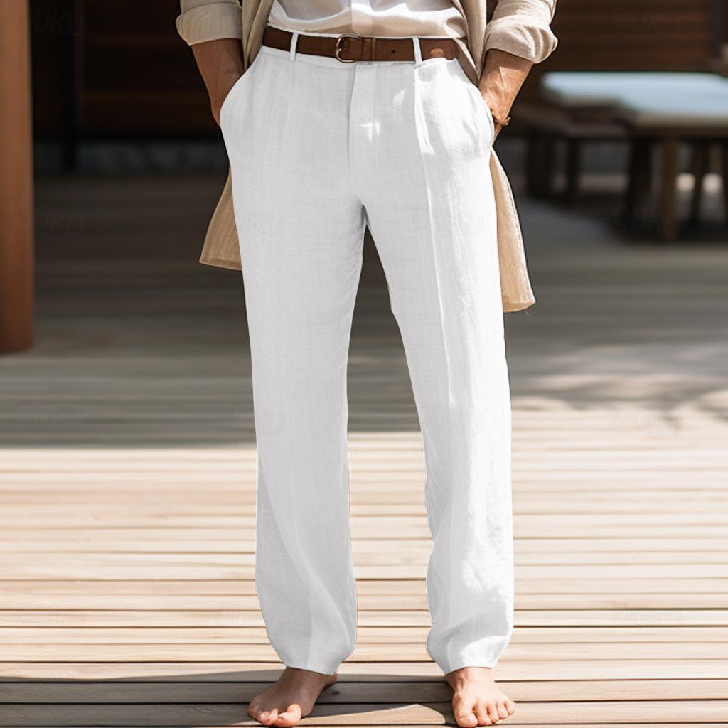 Oliver – Linen Summer Trousers for Men