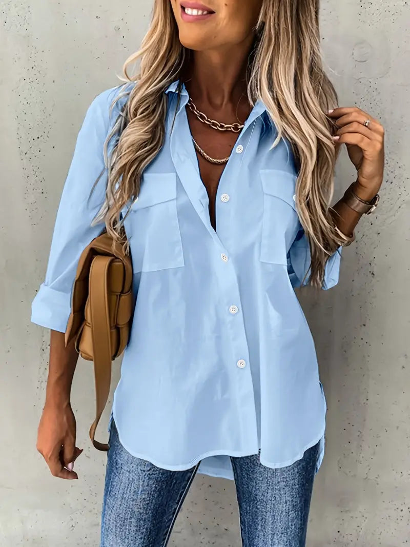 Lightweight Summer Long Sleeve Shirt for Women