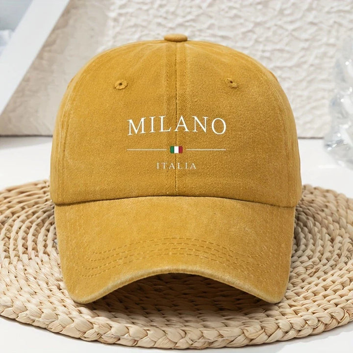 Logan | Italy Flag Milano Vintage Cap