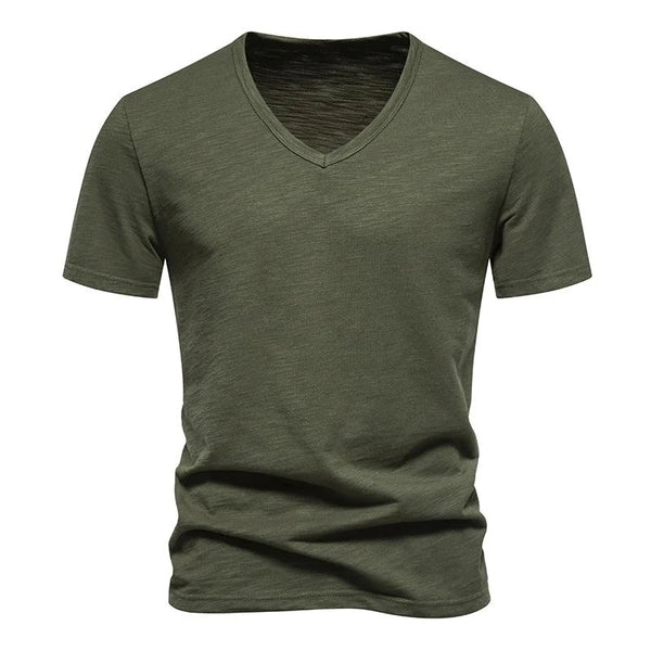 Men's Casual Bamboo V-Neck T-Shirt